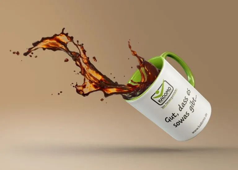 Werbeartikel Tasse für Kadomo